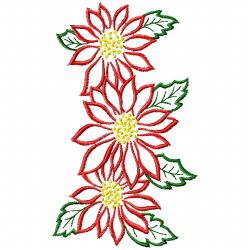 Flowers And Tree Embroidery Design 7